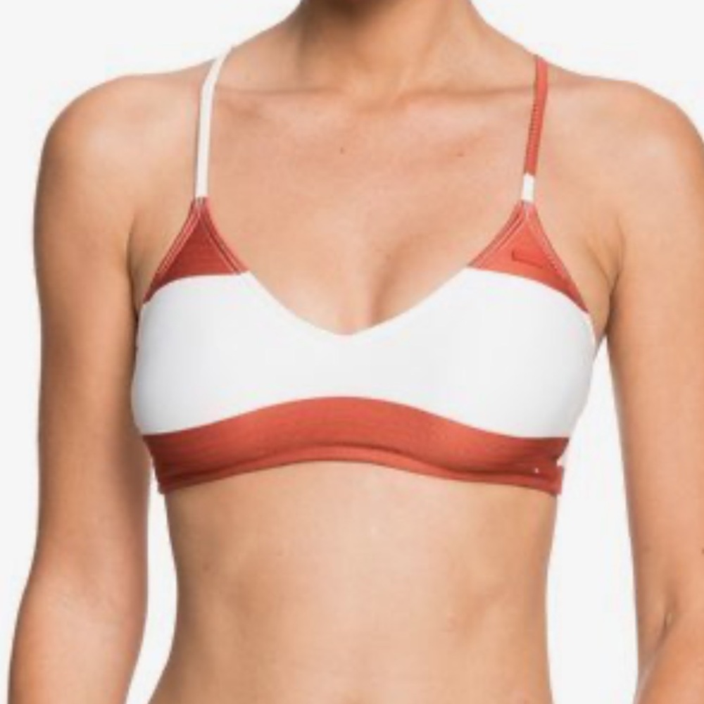 ROXY Kelia Moniz x Hailey Bieber Swim Top • NWT • Small